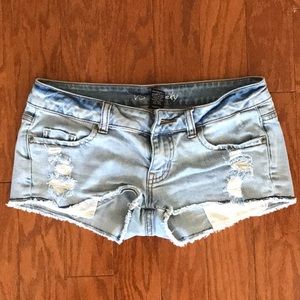 VS cheeky jean shorts